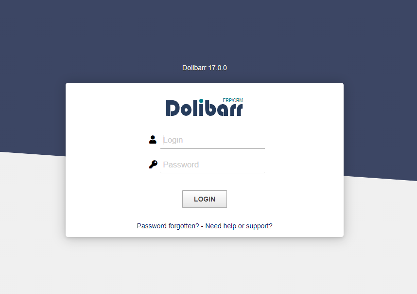 Dolibarr login