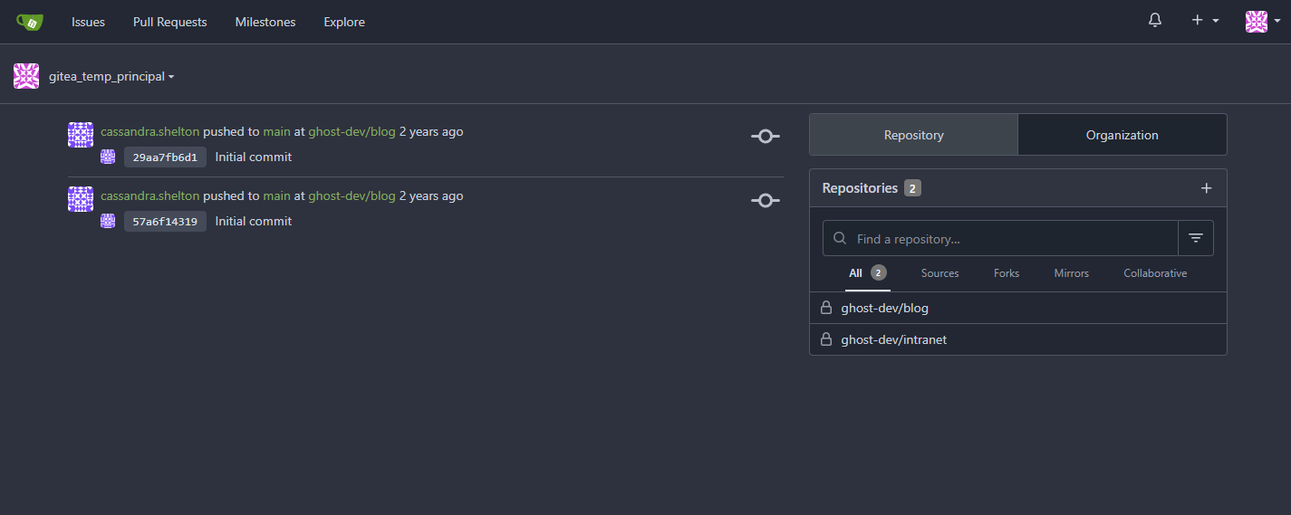 Gitea Web Application