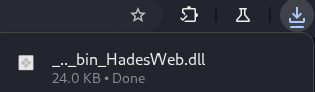 HadesWeb.dll downloaded