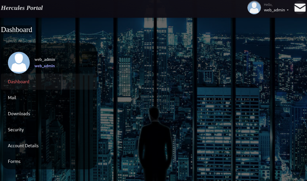 web_admin dashboard