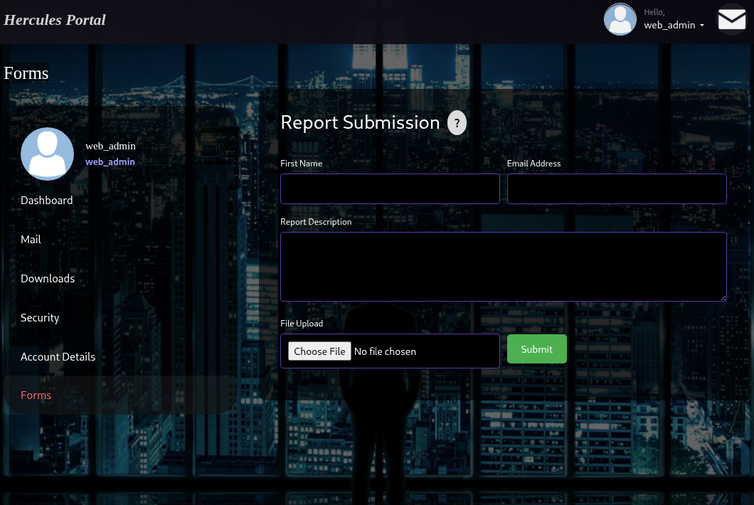 web_admin forms upload