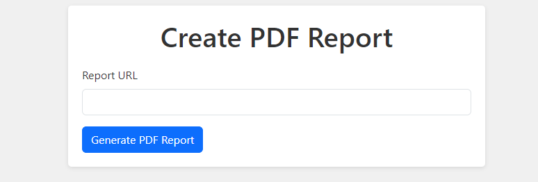 PDF Creation