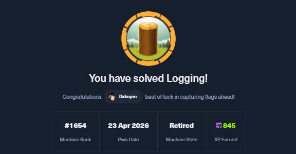 Logging-info-card