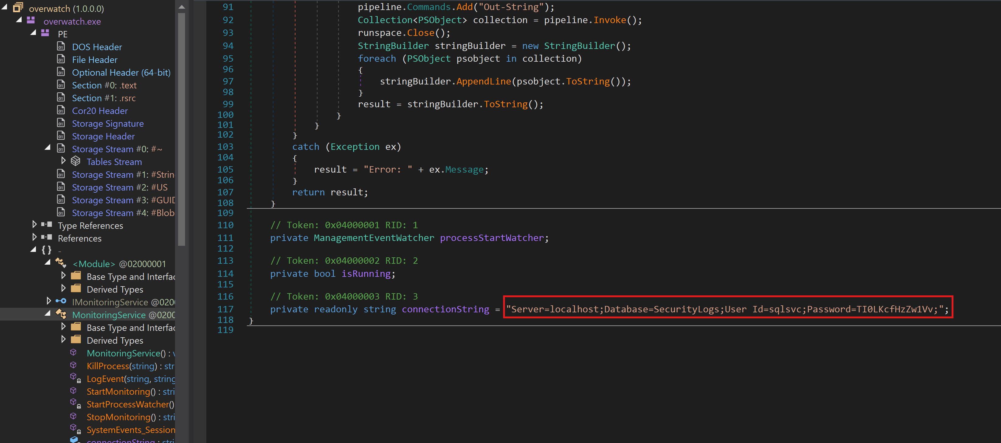 overwatch-connection-string