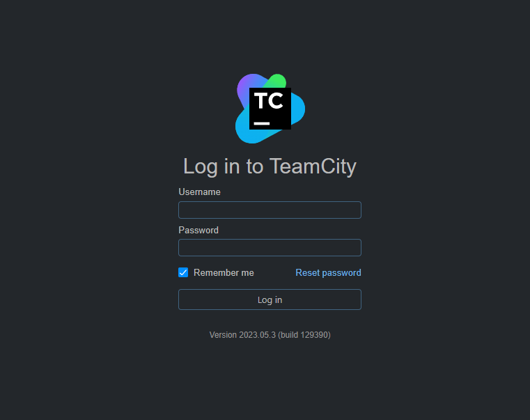 TeamCity Login