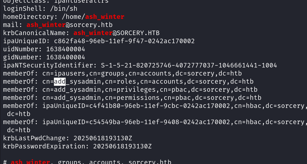 LDAP - ash_winter group ownership